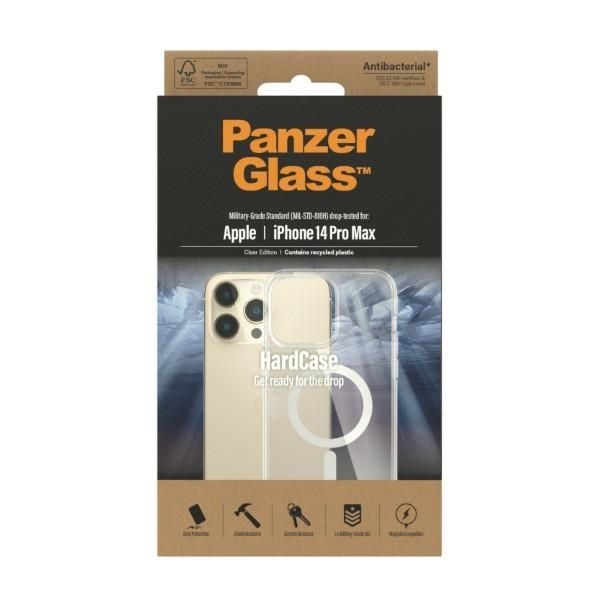 Other Phone Accessory Panzer Glass PanzerGlass HardCase with MagSafe Antibacterial Military Grade Certified Case for iPhone 14 Pro Max - Transparent