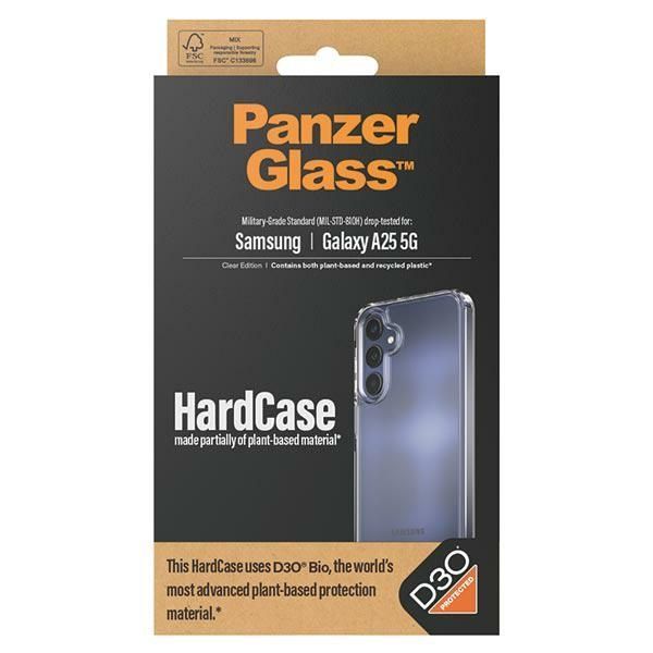 Cits mobilo telefonu aksesuārs Panzer Glass PanzerGlass HardCase with D3O® Bio and Military Grade certification for Samsung Galaxy A25 5G - transparent