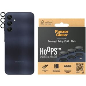 Kitas telefono priedas Panzer Glass  PanzerGlass Hoops Camera Protection for Samsung Galaxy A25 5G - with Black Frame 