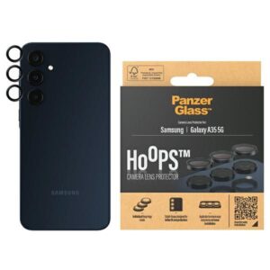 Kitas telefono priedas Panzer Glass  PanzerGlass Hoops Camera Protection for Samsung Galaxy A35 5G - with Black Frame 