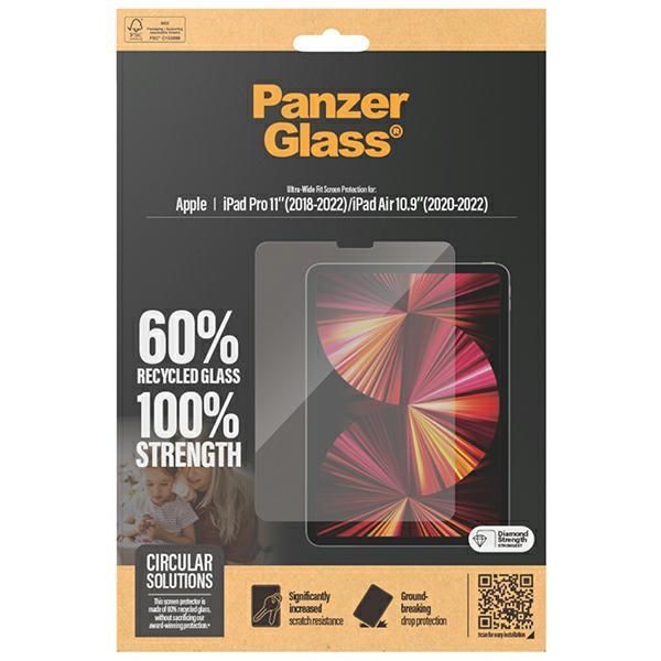 Other Phone Accessory Panzer Glass PanzerGlass Ultra-Wide Fit antibacterial tempered glass for iPad Pro 11" 2018-2022 / Air 10.9" 2020-2022