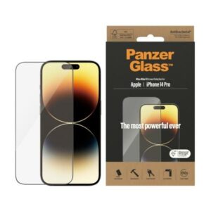 Kitas telefono priedas Panzer Glass  PanzerGlass Ultra-Wide Fit antibacterial tempered glass for iPhone 14 Pro 