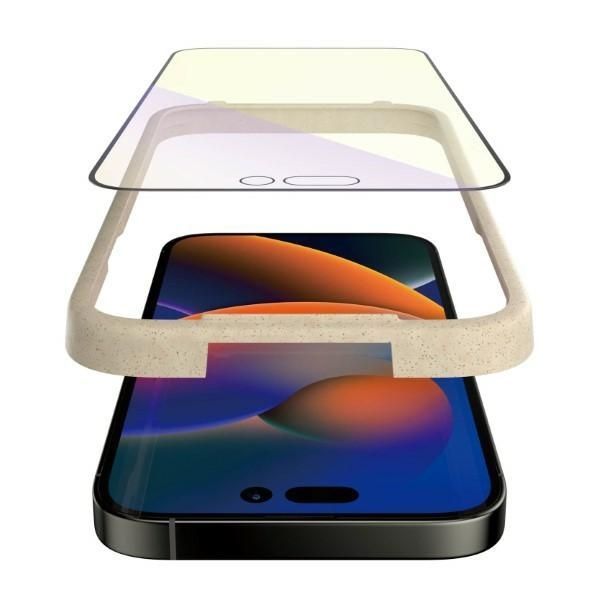 Other Phone Accessory Panzer Glass PanzerGlass Ultra-Wide Fit Antibacterial Tempered Glass with Blue Light Filter and Positioner for iPhone 14 Pro Max