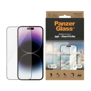 Kitas telefono priedas Panzer Glass  PanzerGlass Ultra-Wide Fit antibacterial tempered glass with glare filter and positioner for iPhone 14 Pro Max 