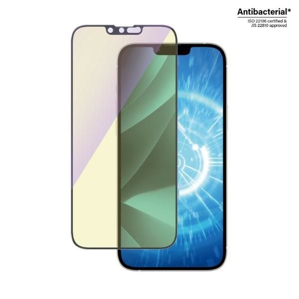 Other Phone Accessory Panzer Glass PanzerGlass Ultra-Wide Fit Antibacterial Tempered Glass with Blue Light Filter and Positioner for iPhone 14 Plus / 13 Pro Max