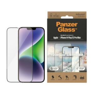 Other Phone Accessory Panzer Glass  PanzerGlass Ultra-Wide Fit Antibacterial Tempered Glass with Glare Filter and Positioner for iPhone 14 Plus / 13 Pro Max 