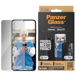 Other Phone Accessory Panzer Glass  PanzerGlass Ultra-Wide Fit Privacy Tempered Glass with Positioner for Samsung Galaxy S24 