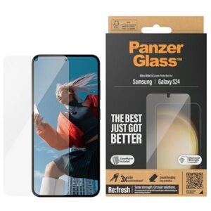 Other Phone Accessory Panzer Glass  PanzerGlass Ultra-Wide Fit tempered glass with applicator for Samsung Galaxy S24 