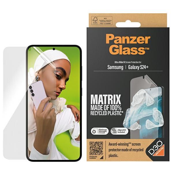 Other Phone Accessory Panzer Glass PanzerGlass Ultra-Wide Fit tempered glass with D3O® with applicator for Samsung Galaxy S24+