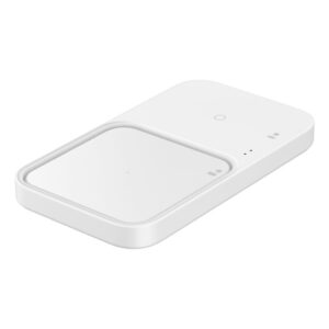 Adapteris Samsung  Samsung Wireless Charger Duo EP-P5400BWEGEU inductive charger 15W - white