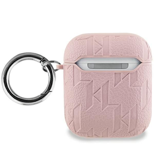 Muu telefoni lisavarustus Karl Lagerfeld Karl Lagerfeld Monogram Karl Head case for AirPods 1 / 2 - pink