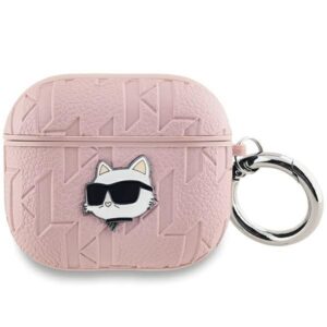 Kitas telefono priedas Karl Lagerfeld  Karl Lagerfeld Monogram Choupette Head case for AirPods 3 - pink 