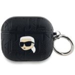 Kitas telefono priedas Karl Lagerfeld  Karl Lagerfeld Monogram Karl Head case for AirPods 3 - black 