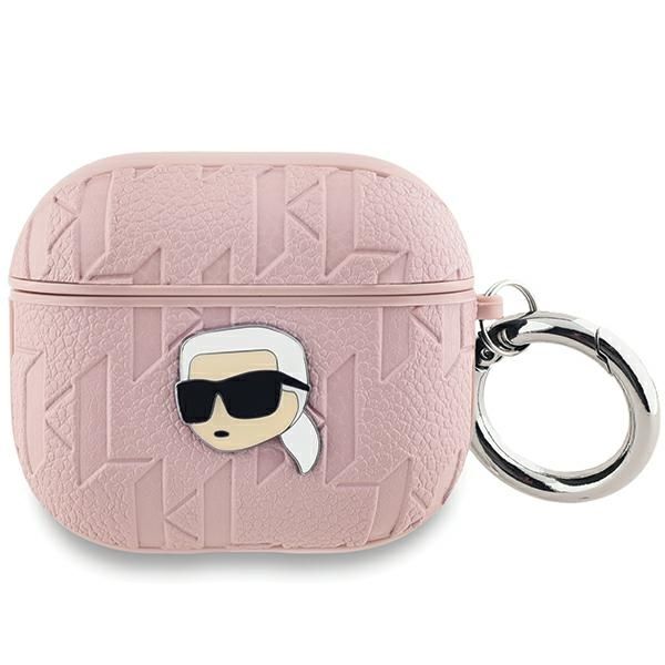 Other Phone Accessory Karl Lagerfeld Karl Lagerfeld Monogram Karl Head case for AirPods 3 - pink