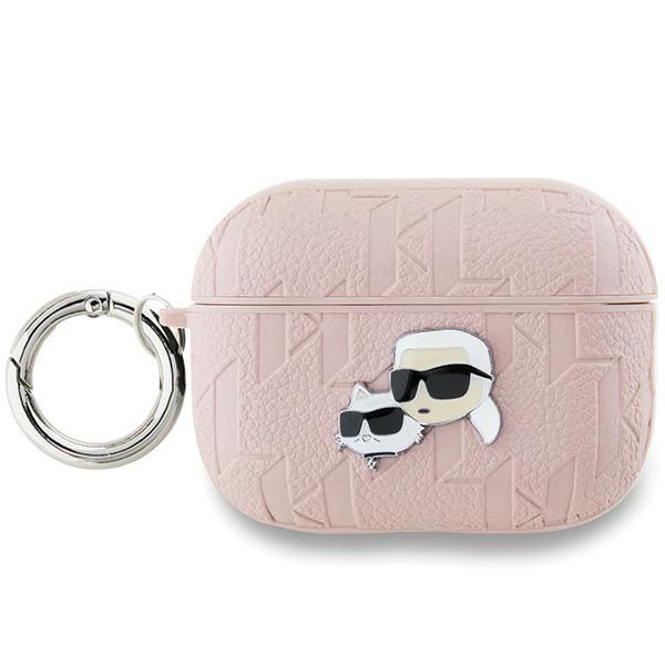 Other Phone Accessory Karl Lagerfeld Karl Lagerfeld Monogram Karl & Choupette Head case for AirPods Pro 2 - pink