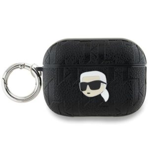 Kitas telefono priedas Karl Lagerfeld  Karl Lagerfeld Monogram Karl Head case for AirPods Pro 2 - black 