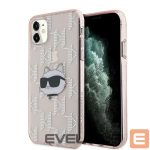 Muu telefoni lisavarustus Karl Lagerfeld  Karl Lagerfeld IML Choupette Head & Monogram case for iPhone 11 / Xr - pink 