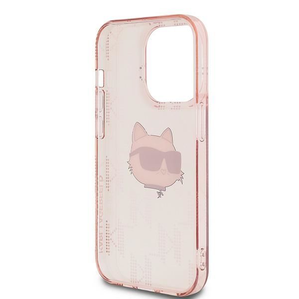 Muu telefoni lisavarustus Karl Lagerfeld Karl Lagerfeld IML Choupette Head & Monogram case for iPhone 14 Pro Max - pink