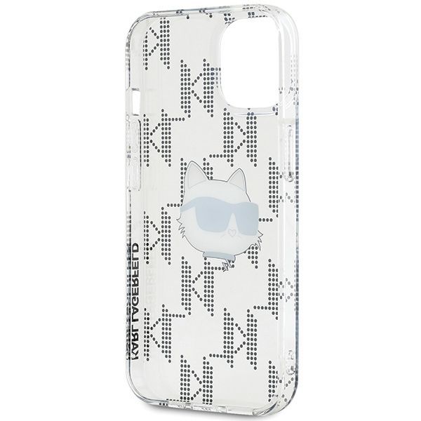 Other Phone Accessory Karl Lagerfeld Karl Lagerfeld IML Choupette Head & Monogram case for iPhone 15 / 14 / 13 - transparent