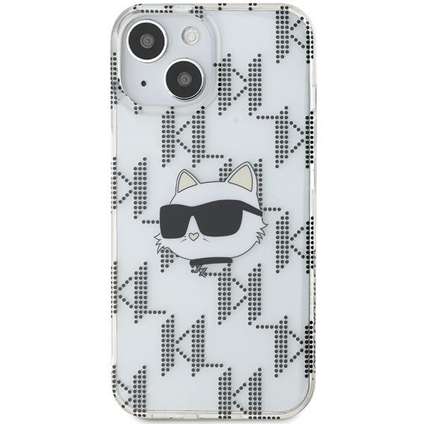 Other Phone Accessory Karl Lagerfeld Karl Lagerfeld IML Choupette Head & Monogram case for iPhone 15 / 14 / 13 - transparent