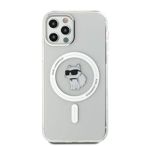 Muu telefoni lisavarustus Karl Lagerfeld Karl Lagerfeld IML Choupette MagSafe case for iPhone 12 / 12 Pro - transparent
