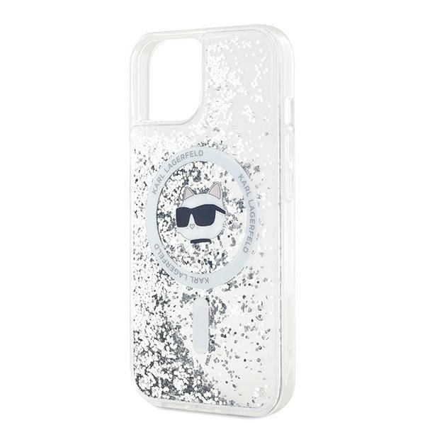 Other Phone Accessory Karl Lagerfeld Karl Lagerfeld Liquid Glitter Choupette Head MagSafe case for iPhone 13 - transparent