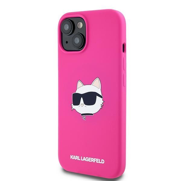Other Phone Accessory Karl Lagerfeld Karl Lagerfeld Silicone Choupette Head MagSafe Case for iPhone 15 Plus / 14 Plus - Pink