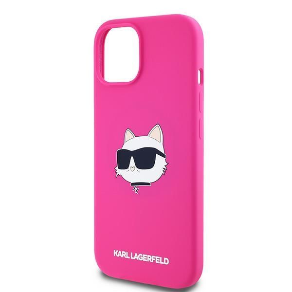 Other Phone Accessory Karl Lagerfeld Karl Lagerfeld Silicone Choupette Head MagSafe Case for iPhone 15 Plus / 14 Plus - Pink