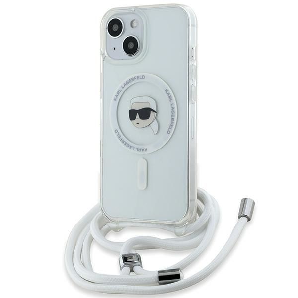 Other Phone Accessory Karl Lagerfeld Karl Lagerfeld Crossbody IML Karl Head MagSafe case for iPhone 15 / 14 / 13 - transparent