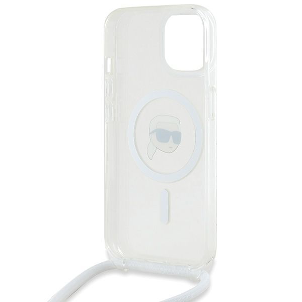 Other Phone Accessory Karl Lagerfeld Karl Lagerfeld Crossbody IML Karl Head MagSafe case for iPhone 15 / 14 / 13 - transparent