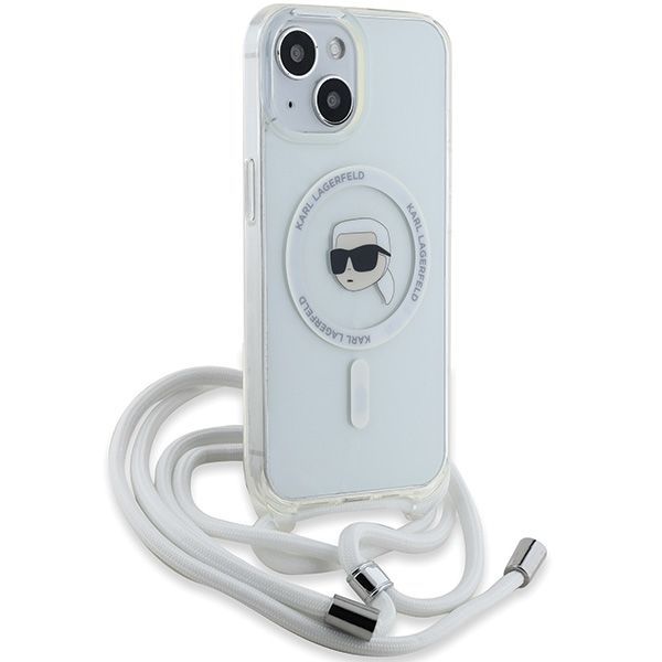 Other Phone Accessory Karl Lagerfeld Karl Lagerfeld Crossbody IML Karl Head MagSafe case for iPhone 15 / 14 / 13 - transparent