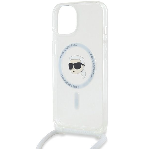 Other Phone Accessory Karl Lagerfeld Karl Lagerfeld Crossbody IML Karl Head MagSafe case for iPhone 15 / 14 / 13 - transparent