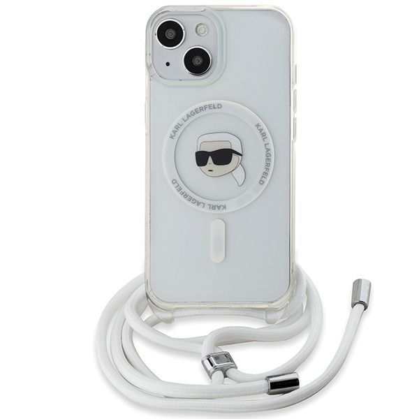 Other Phone Accessory Karl Lagerfeld Karl Lagerfeld Crossbody IML Karl Head MagSafe case for iPhone 15 / 14 / 13 - transparent