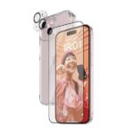Cits mobilo telefonu aksesuārs Panzer Glass  PanzerGlass Bundle 3in1 set transparent case + foil + camera cover for iPhone 15 Plus 