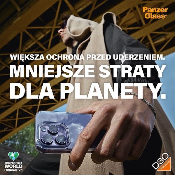 Cits mobilo telefonu aksesuārs Panzer Glass PanzerGlass HardCase with MagSafe with D3O and Military Grade Certified for iPhone 15 Plus / 14 Plus - Transparent