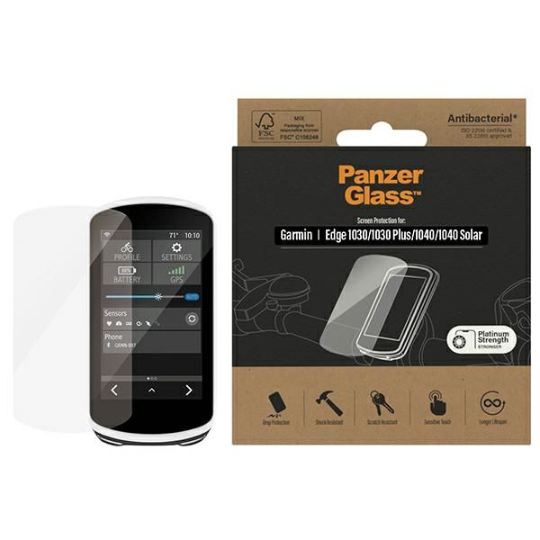 Other Phone Accessory Panzer Glass PanzerGlass Ultra-Wide Fit Antibacterial Tempered Glass for Garmin 1030 / 1030 Plus / 1040 / 1040 Solar