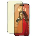 Kitas telefono priedas Panzer Glass  PanzerGlass Ultra-Wide Fit Tempered Glass with Glare and Blue Light Filter with Positioner for iPhone 15 Pro 