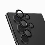 Other Phone Accessory UNIQ  Uniq Optix Aluminum Camera Lens Protector for Samsung Galaxy S24 Ultra camera lens with applicator - black 