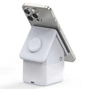 Adapteris Duzzona  Duzzona W20 15W 4in1 inductive charger for iPhone / AirPods / Apple Watch with night lamp - white 