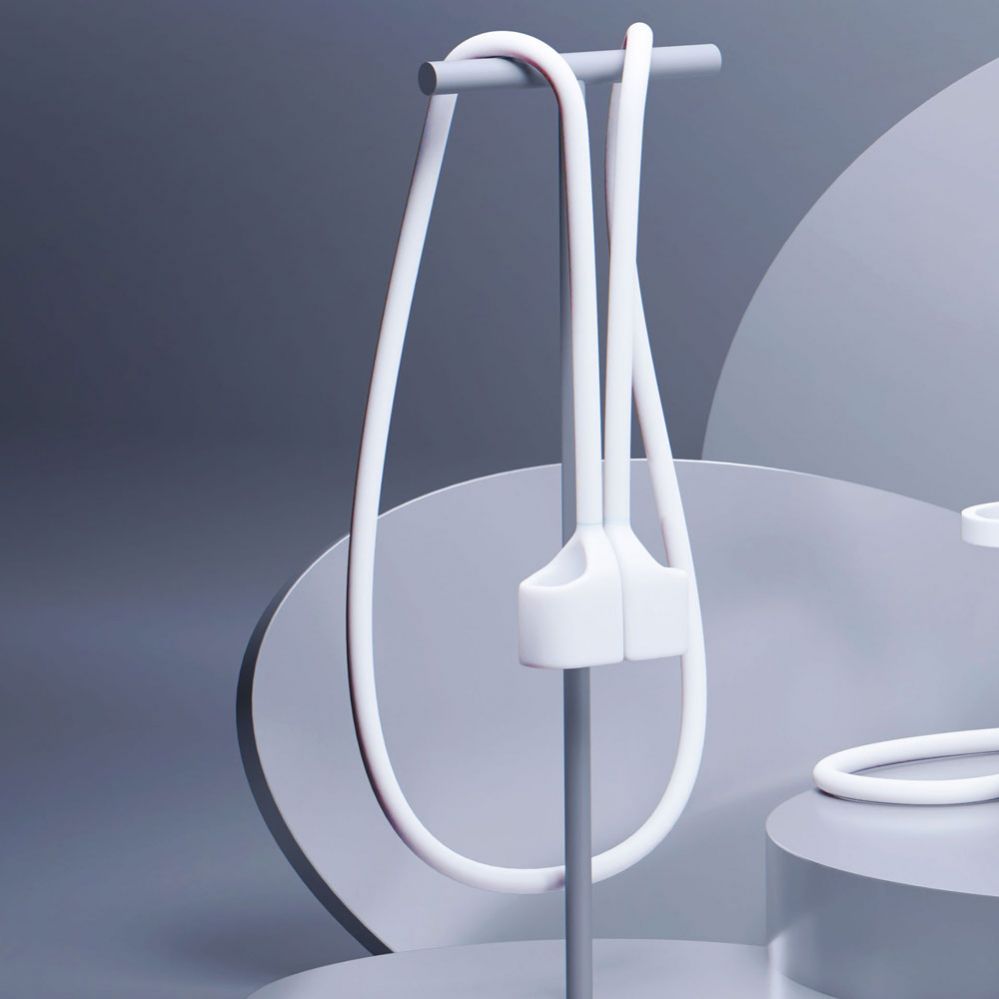 Other Phone Accessory 3MK 3mk Silicon AirPods Case for AirPods Pro / AirPods Pro 2 - white