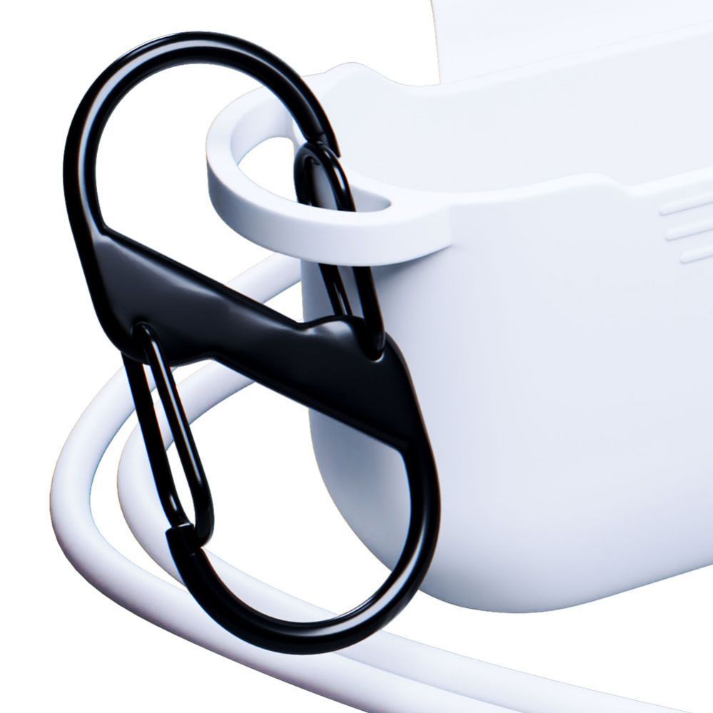 Other Phone Accessory 3MK 3mk Silicon AirPods Case for AirPods Pro / AirPods Pro 2 - white