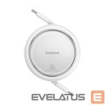 Kaabel Baseus  Baseus Free2Pull Cable Retractable USB-C / Lightning 20W 1m - White 
