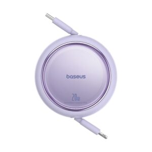Kabelis Baseus  Baseus Free2Pull Cable Retractable USB-C / Lightning 20W 1m - Purple