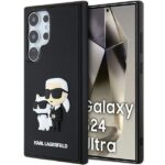 Kitas telefono priedas Karl Lagerfeld  Karl Lagerfeld 3D Rubber Karl&Choupette case for Samsung Galaxy S24 Ultra - black 