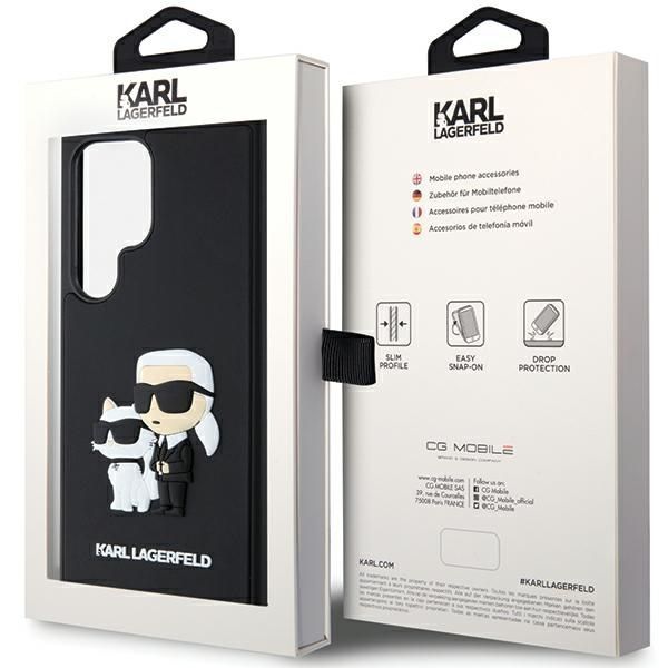 Other Phone Accessory Karl Lagerfeld Karl Lagerfeld 3D Rubber Karl&Choupette case for Samsung Galaxy S24 Ultra - black