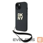 Other Phone Accessory DKNY  DKNY Wrist Strap Stock Logo case for iPhone 14 / 15 / 13 - black 