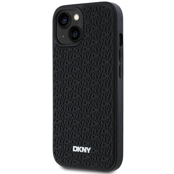 Kitas telefono priedas DKNY DKNY 3D Rubber Repeat Pattern case for iPhone 15/14/13 - black