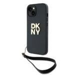 Other Phone Accessory DKNY  DKNY Wrist Strap Stock Logo case for iPhone 15 / 14 / 13 - black 