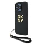 Kitas telefono priedas DKNY  DKNY Wrist Strap Stock Logo case for iPhone 15 Pro Max - black 