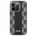 Muu telefoni lisavarustus DKNY  DKNY Leather Checkered Mono Pattern MagSafe Case for iPhone 14 Pro Max - Black 